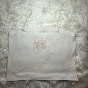 American Eagle White tank